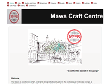 Tablet Screenshot of mawscraftcentre.co.uk